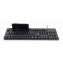 Gembird | Multimedia keyboard with phone stand | KB-UM-108 | Multimedia | Wired | US | Black | g - 3